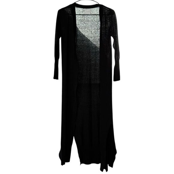 |EUC| WE ARE SUNDAYS Linen Blend Long Sleeve Full Length Lightweight Cardigan - Picture 4 of 6